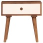 vidaXL Mesita de noche de madera maciza de sheesham 45x30x45 cm vidaXL Mesita de noche de madera maciza de sheesham 45x30x45 cm