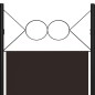 vidaXL Biombo divisor de 4 paneles marrón 160x180 cm vidaXL Biombo divisor de 4 paneles marrón 160x180 cm