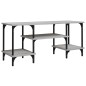 vidaXL Mueble de TV madera contrachapada gris Sonoma 102x35x45,5 cm vidaXL Mueble de TV madera contrachapada gris Sonoma 102x35x45,5 cm