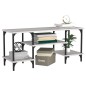 vidaXL Mueble de TV madera contrachapada gris Sonoma 102x35x45,5 cm vidaXL Mueble de TV madera contrachapada gris Sonoma 102x35x45,5 cm