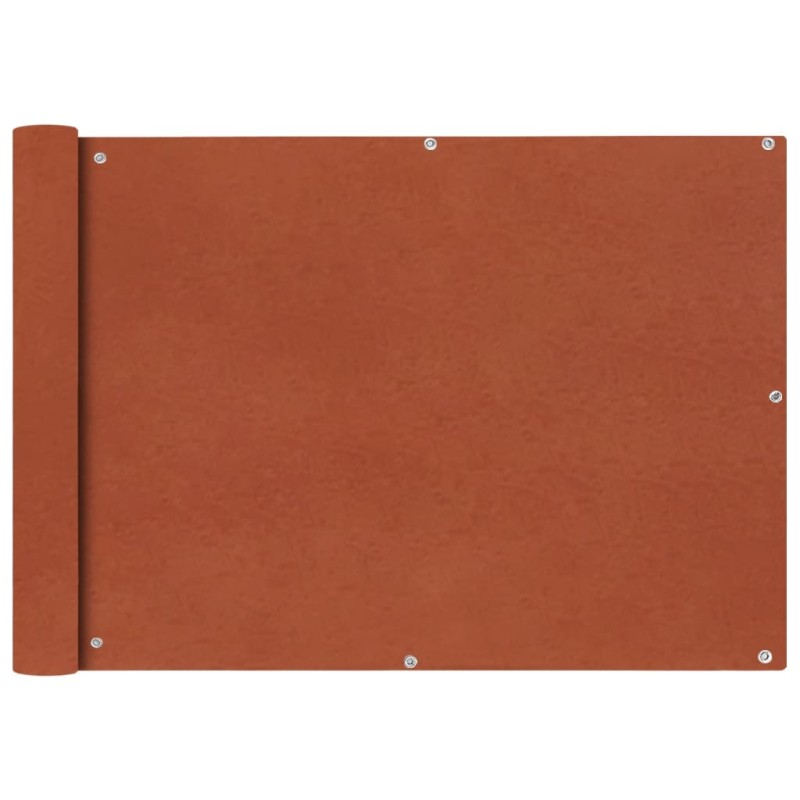 vidaXL Toldo para balcón tela oxford terracota 75x400 cm vidaXL Toldo para balcón tela oxford terracota 75x400 cm