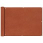 vidaXL Toldo para balcón tela oxford terracota 75x400 cm vidaXL Toldo para balcón tela oxford terracota 75x400 cm