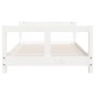 vidaXL Estructura de cama para niños madera de pino blanco 80x160 cm