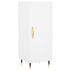 vidaXL Aparador madera de ingeniería blanco 34,5x34x90 cm