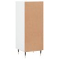 vidaXL Aparador madera de ingeniería blanco 34,5x34x90 cm vidaXL Aparador madera de ingeniería blanco 34,5x34x90 cm