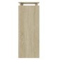 vidaXL Mesa consola madera contrachapada roble Sonoma 80x30x80 cm