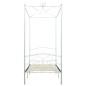 vidaXL Estructura de cama con dosel metal blanco 90x200 cm vidaXL Estructura de cama con dosel metal blanco 90x200 cm