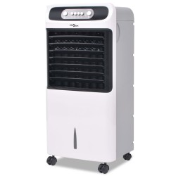 vidaXL Enfriador de aire portátil 80 W 12 L 496 m³ / h
