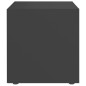 vidaXL Muebles para TV 4 uds madera contrachapada gris 37x35x37 cm