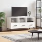 vidaXL Mueble de TV madera de ingeniería blanco 102x36x50 cm vidaXL Mueble de TV madera de ingeniería blanco 102x36x50 cm