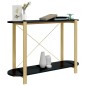 vidaXL Mesa consola de madera contrachapada negro 110x38x75 cm vidaXL Mesa consola de madera contrachapada negro 110x38x75 cm