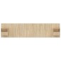 vidaXL Cabecero de cama con mesitas madera contrachapada roble Sonoma