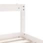 vidaXL Estructura de cama para niños madera de pino blanco 70x140 cm vidaXL Estructura de cama para niños madera de pino blanco 70x140 cm