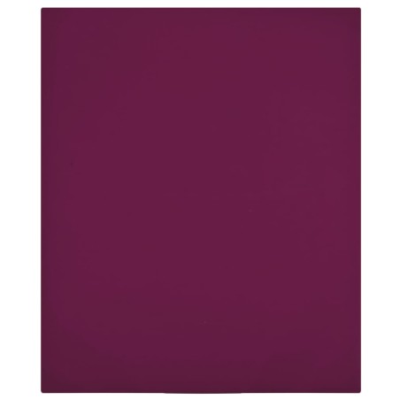 vidaXL Sábanas bajeras jersey 2 uds algodón burdeos 160x200 cm