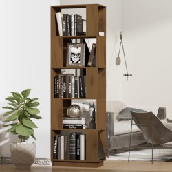 vidaXL Estantería/divisor madera de pino marrón miel 51x25x163,5 cm