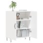 vidaXL Aparador de madera de ingeniería blanco 69,5x34x90 cm vidaXL Aparador de madera de ingeniería blanco 69,5x34x90 cm