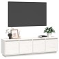 vidaXL Mueble de TV madera maciza de pino blanco 156x37x45 cm vidaXL Mueble de TV madera maciza de pino blanco 156x37x45 cm