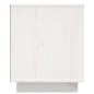 vidaXL Mueble de TV madera maciza de pino blanco 156x37x45 cm vidaXL Mueble de TV madera maciza de pino blanco 156x37x45 cm