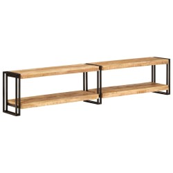 vidaXL Mueble de TV madera maciza de mango 200x30x40 cm