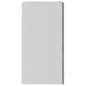 vidaXL Armario colgante cristal contrachapada gris hormigón 40x31x60cm