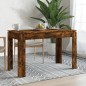 vidaXL Mesa de comedor madera de ingeniería roble ahumado 120x60x76 cm vidaXL Mesa de comedor madera de ingeniería roble ahumado 120x60x76 cm