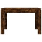 vidaXL Mesa de comedor madera de ingeniería roble ahumado 120x60x76 cm vidaXL Mesa de comedor madera de ingeniería roble ahumado 120x60x76 cm