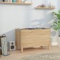 vidaXL Mueble discos madera contrachapada roble Sonoma 74,5x38x48 cm vidaXL Mueble discos madera contrachapada roble Sonoma 74,5x38x48 cm