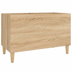 vidaXL Mueble discos madera contrachapada roble Sonoma 74,5x38x48 cm