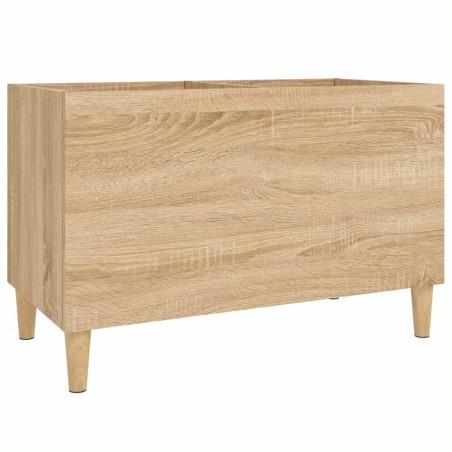 vidaXL Mueble discos madera contrachapada roble Sonoma 74,5x38x48 cm