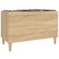 vidaXL Mueble discos madera contrachapada roble Sonoma 74,5x38x48 cm vidaXL Mueble discos madera contrachapada roble Sonoma 74,5x38x48 cm