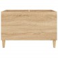 vidaXL Mueble discos madera contrachapada roble Sonoma 74,5x38x48 cm vidaXL Mueble discos madera contrachapada roble Sonoma 74,5x38x48 cm