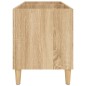 vidaXL Mueble discos madera contrachapada roble Sonoma 74,5x38x48 cm vidaXL Mueble discos madera contrachapada roble Sonoma 74,5x38x48 cm