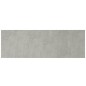 vidaXL Cabecero de cama y mesitas madera contrachapada gris hormigón