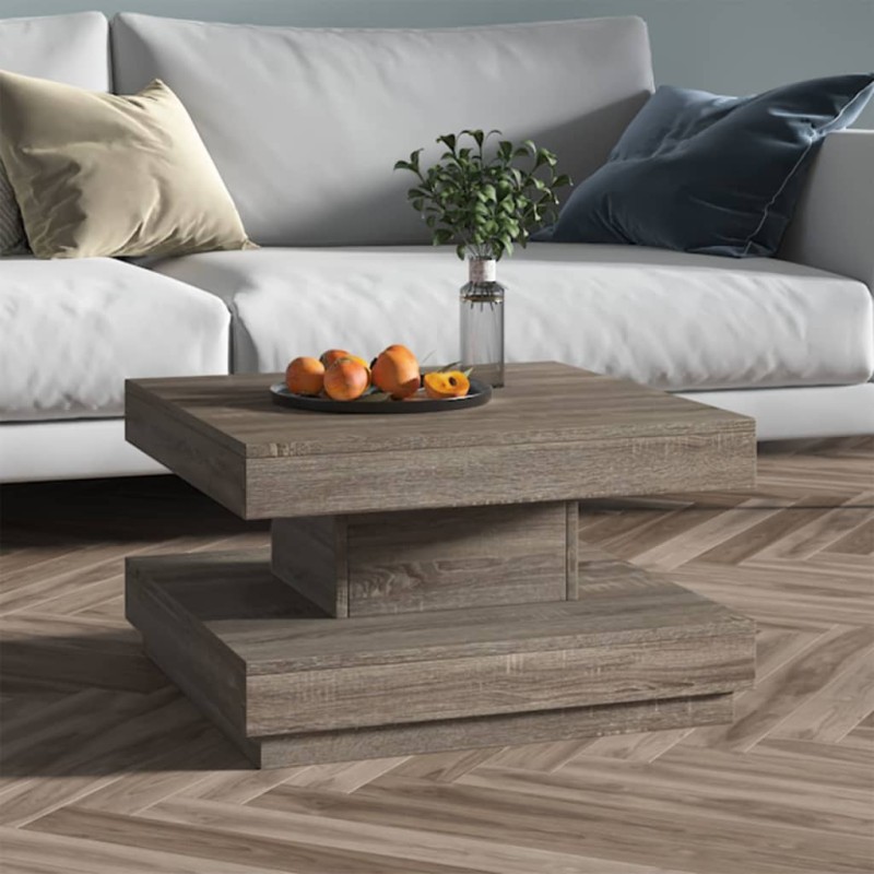 vidaXL Mesa de centro de MDF gris 60x60x35 cm vidaXL Mesa de centro de MDF gris 60x60x35 cm