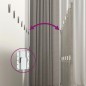 vidaXL Cabecero de cama y mesitas madera contrachapada gris hormigón