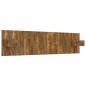 vidaXL Cabecero de cama y mesitas madera contrachapada roble ahumado vidaXL Cabecero de cama y mesitas madera contrachapada roble ahumado
