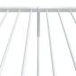 vidaXL Estructura cama metal con cabecero y pie cama blanca 80x200 cm vidaXL Estructura cama metal con cabecero y pie cama blanca 80x200 cm