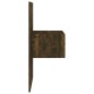 vidaXL Cabecero de cama y mesitas madera contrachapada roble ahumado vidaXL Cabecero de cama y mesitas madera contrachapada roble ahumado