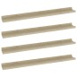 vidaXL Estantes de pared 4 unidades roble Sonoma 80x9x3 cm vidaXL Estantes de pared 4 unidades roble Sonoma 80x9x3 cm