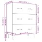 vidaXL Aparador de madera de ingeniería gris hormigón 69,5x34x90 cm
