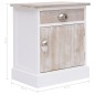 vidaXL Mesitas de noche 2 unidades madera de Paulownia 38x28x45 cm vidaXL Mesitas de noche 2 unidades madera de Paulownia 38x28x45 cm
