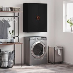 vidaXL Armario de pared negro 69,5x34x90 cm