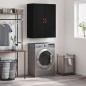 vidaXL Armario de pared negro 69,5x34x90 cm vidaXL Armario de pared negro 69,5x34x90 cm