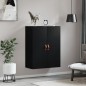 vidaXL Armario de pared negro 69,5x34x90 cm vidaXL Armario de pared negro 69,5x34x90 cm