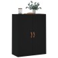 vidaXL Armario de pared negro 69,5x34x90 cm vidaXL Armario de pared negro 69,5x34x90 cm