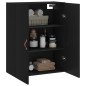 vidaXL Armario de pared negro 69,5x34x90 cm vidaXL Armario de pared negro 69,5x34x90 cm