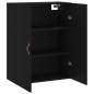 vidaXL Armario de pared negro 69,5x34x90 cm vidaXL Armario de pared negro 69,5x34x90 cm