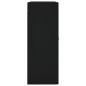 vidaXL Armario de pared negro 69,5x34x90 cm vidaXL Armario de pared negro 69,5x34x90 cm