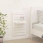 vidaXL Estantes mesitas de pared 2 uds madera maciza de pino blanco vidaXL Estantes mesitas de pared 2 uds madera maciza de pino blanco