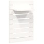 vidaXL Estantes mesitas de pared 2 uds madera maciza de pino blanco vidaXL Estantes mesitas de pared 2 uds madera maciza de pino blanco